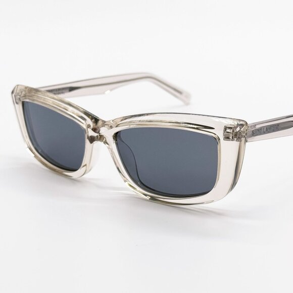 NEW SAINT LAURENT SUNGLASSES SL658 003 TRANSPARENT GRAY WOMEN EYEWEAR SL 658 003 main image 7